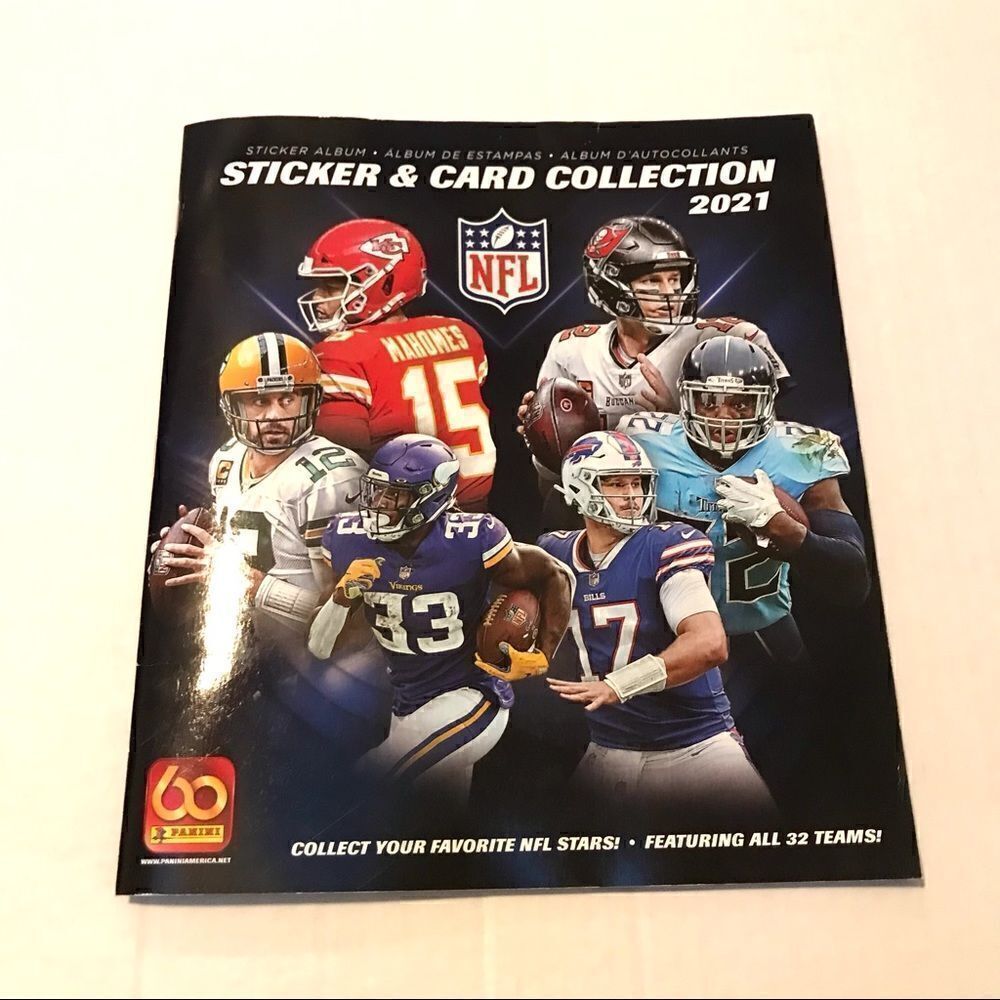 New 2021 NFL sticker& card collection book - Picture 2 of 4
